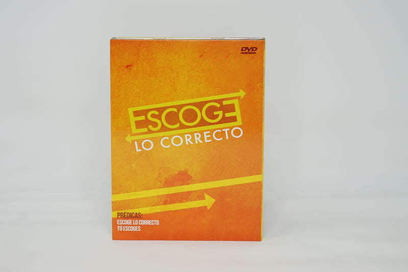 Serie en formato DVD "Escoge Lo Correcto" - Pastor Cash Luna
